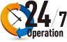 24/7 Oparation